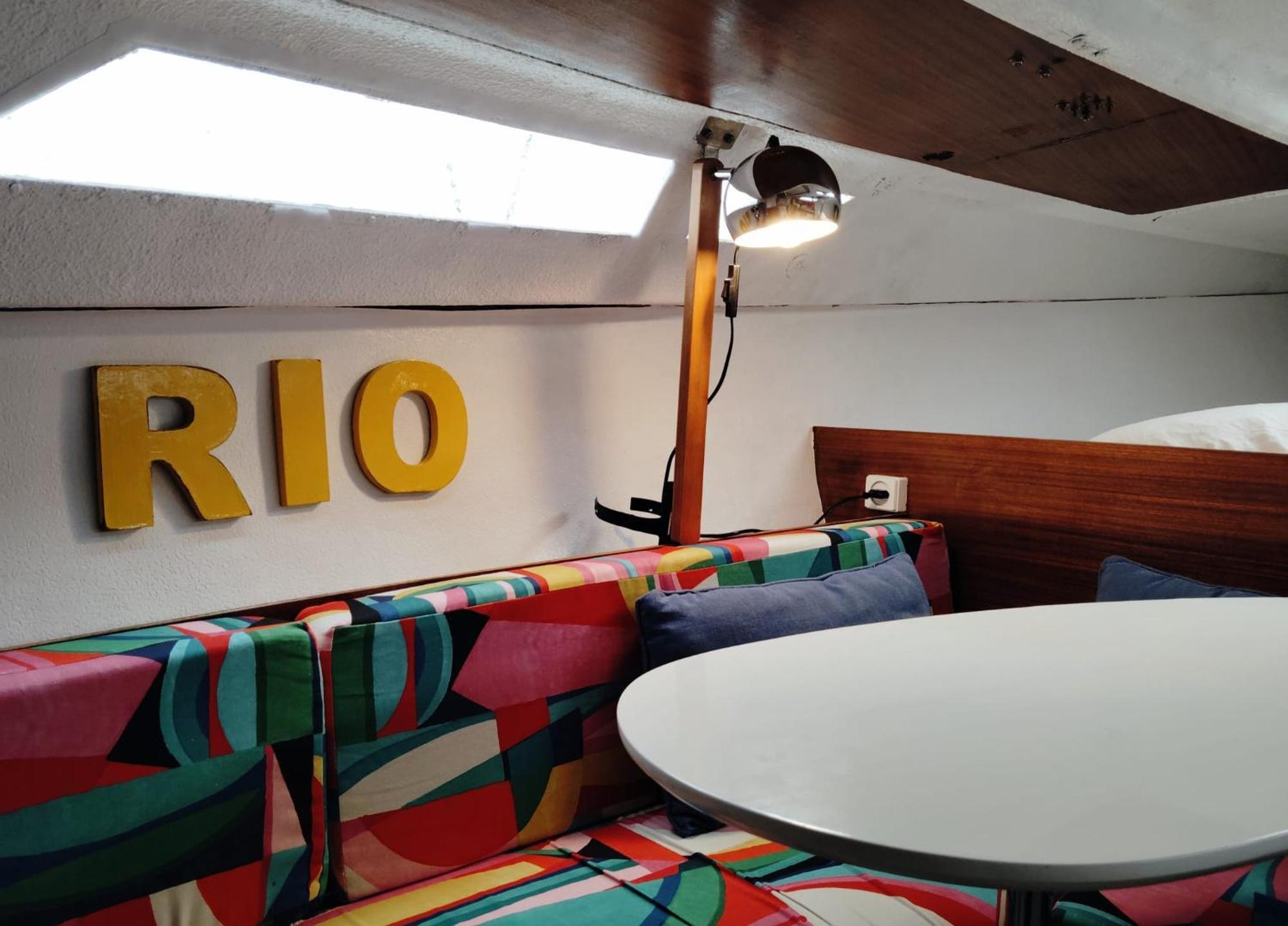 70's Tiny Boat Botel Lisbon